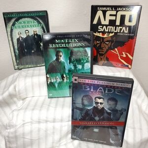 Blade Trinity. AFRO Samurai. Matrix Revolutions